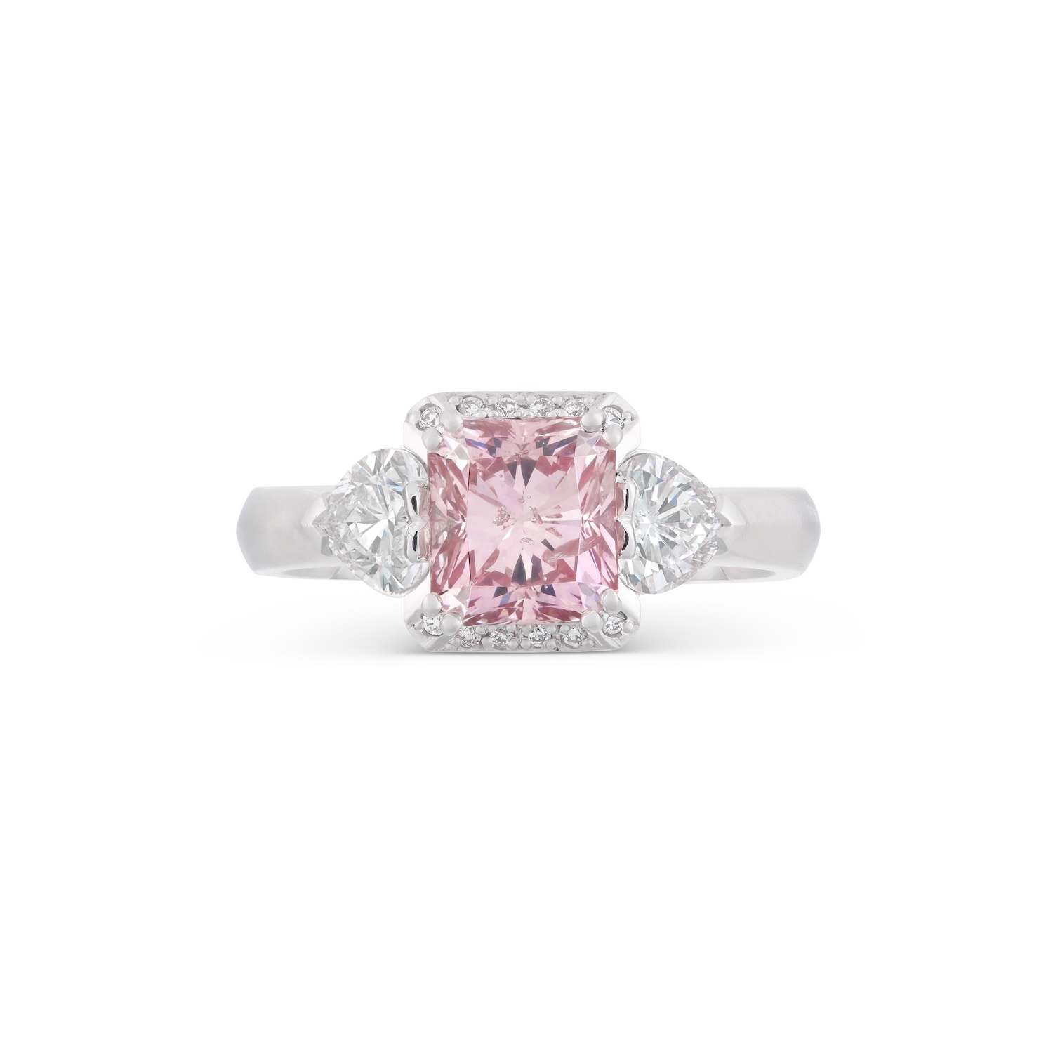 Intense Pink Diamond Ring
