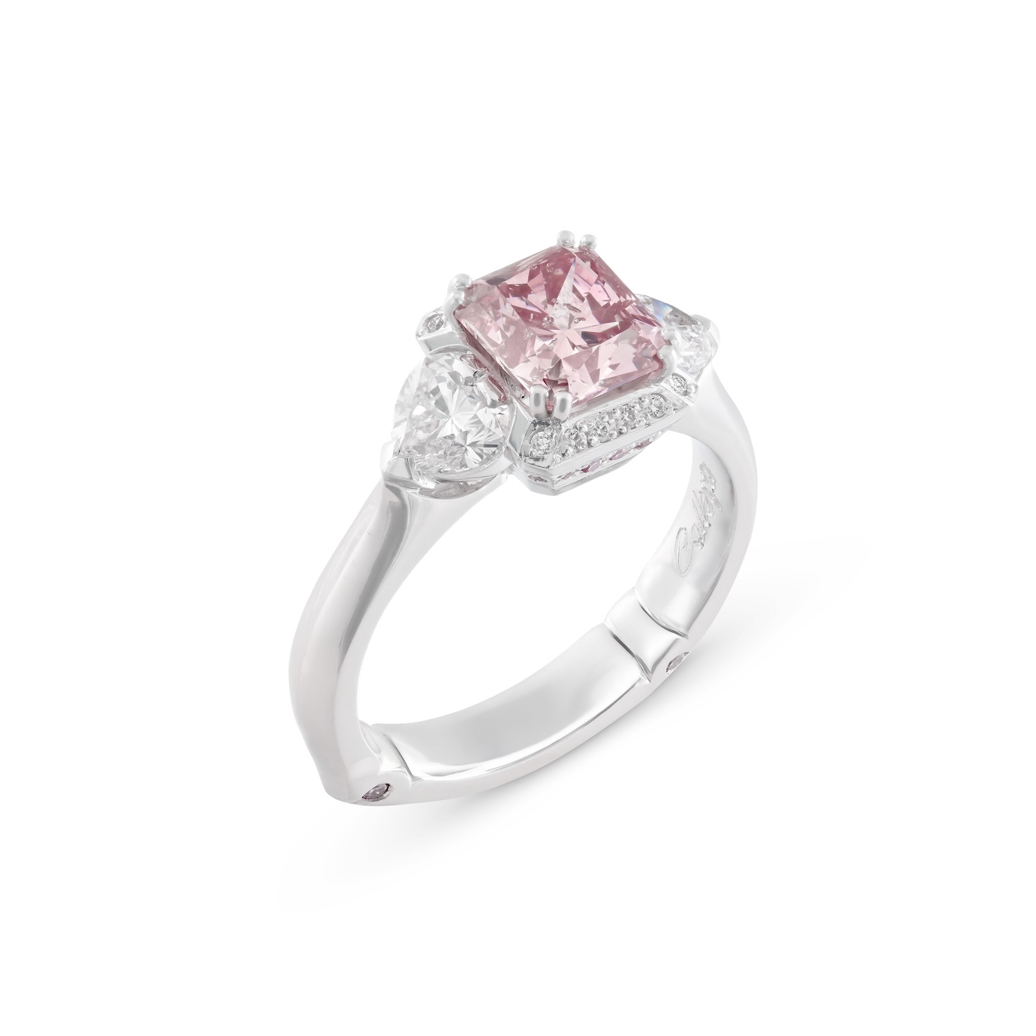 Intense Pink Diamond Ring